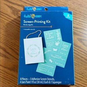 Screen-Printing Kit - Blue